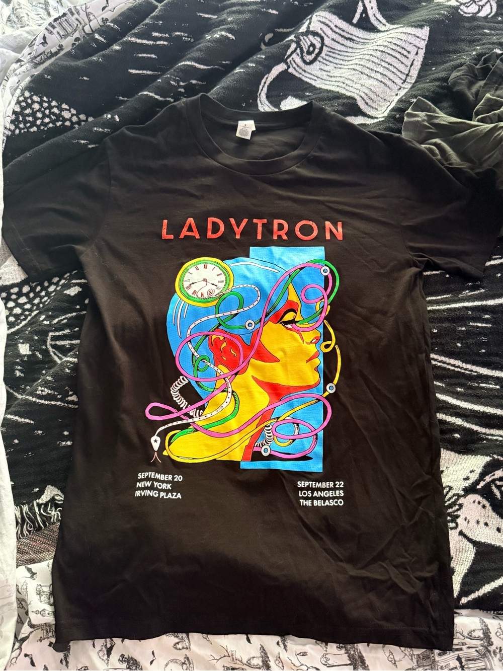 Official LADYTRON NY/LA  2023 Tour Shirt Sz S